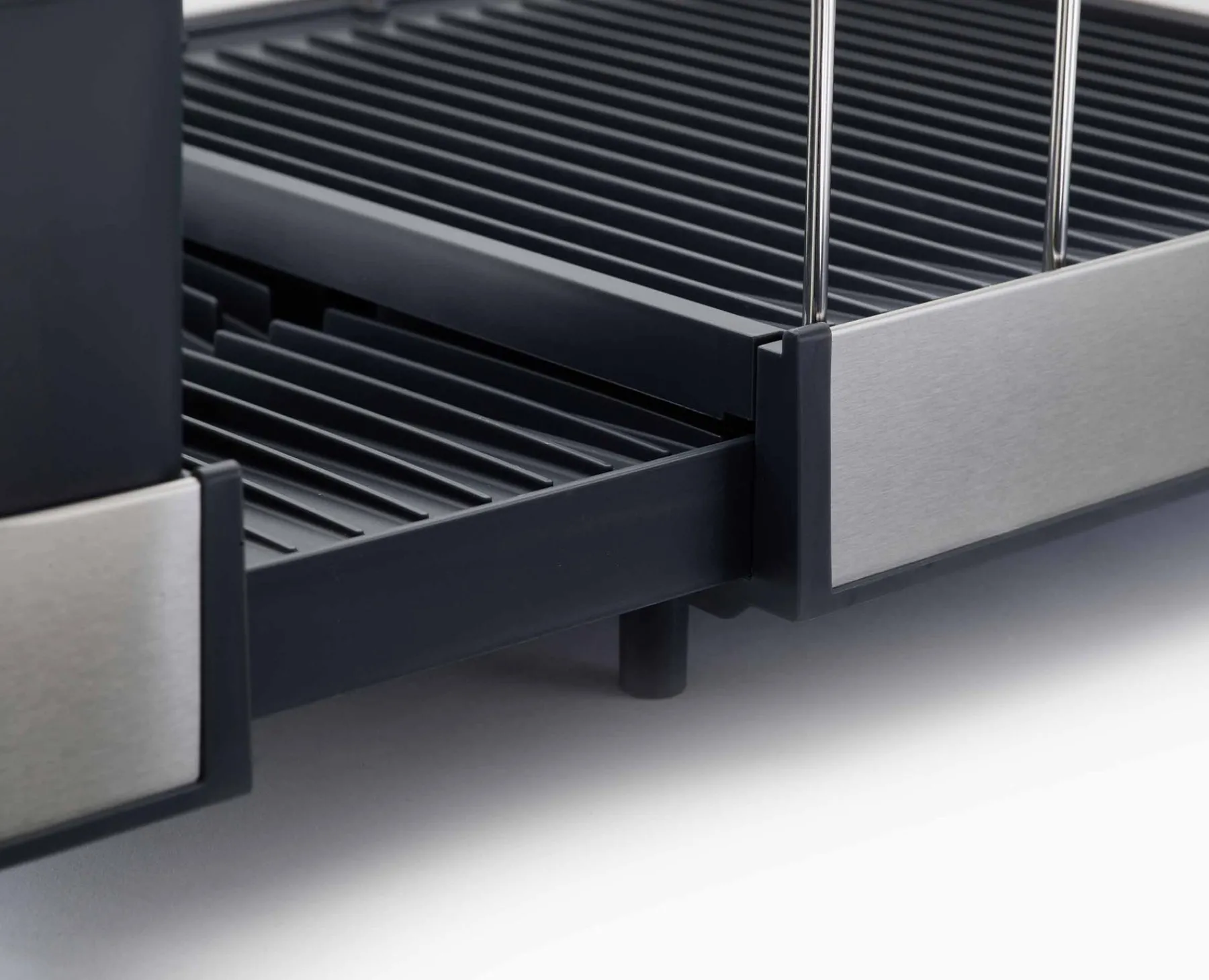 Dish Racks & Drainers-Joseph Joseph Extend™ Max Expandable Dish Drainer Stainless-steel
