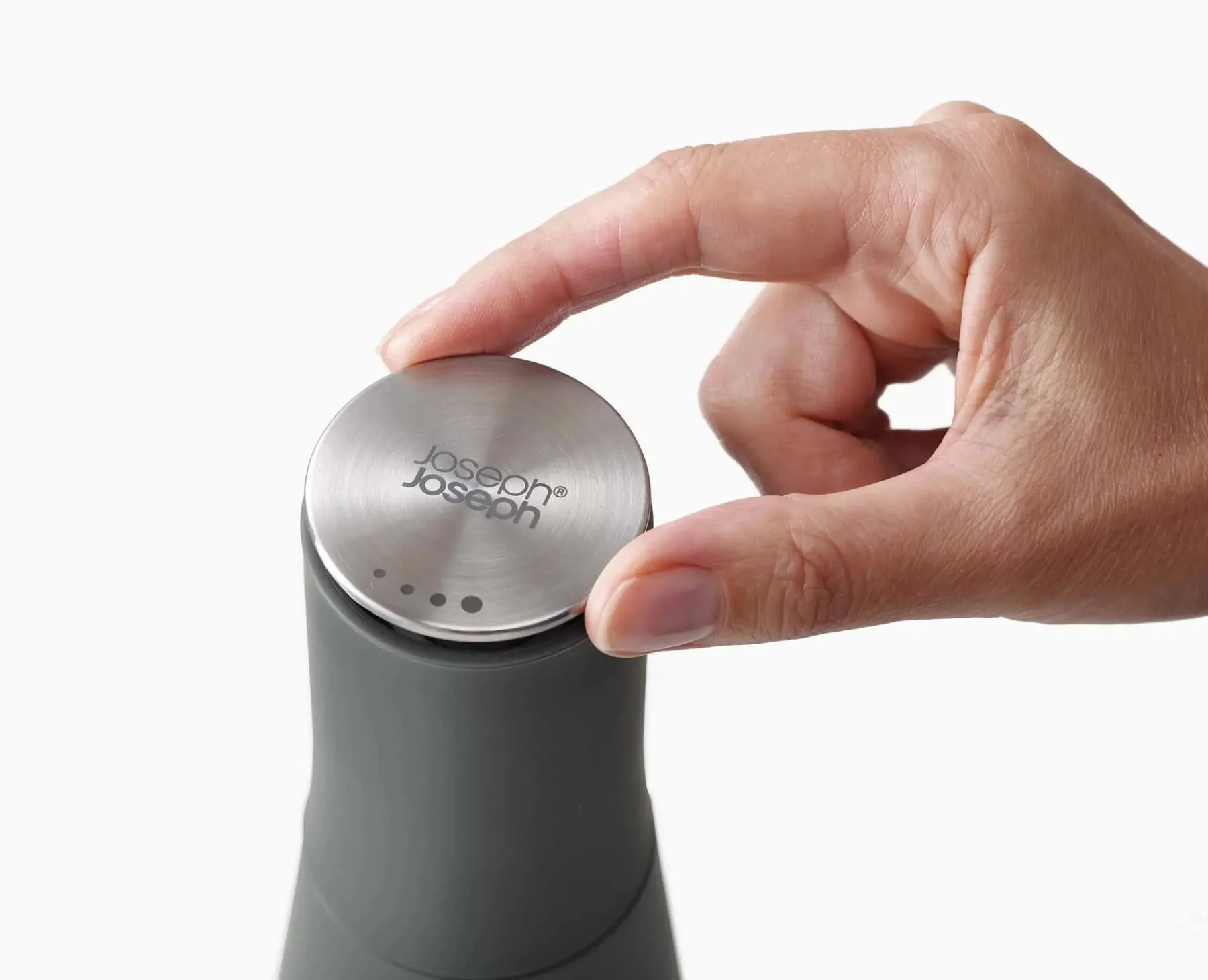 Salt & Pepper Shakers-Joseph Joseph Milltop™ Salt & Pepper Mills Gray