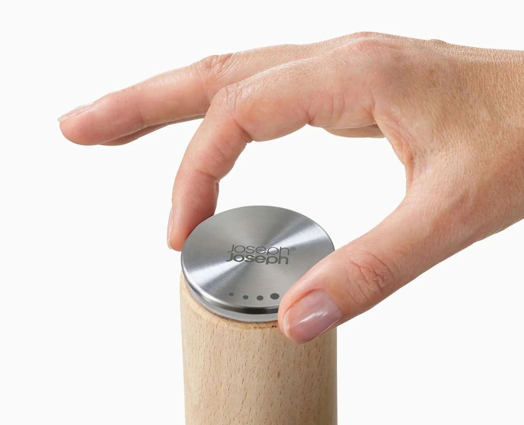 Salt & Pepper Shakers-Joseph Joseph Milltop™ Wood Salt Mill Beech
