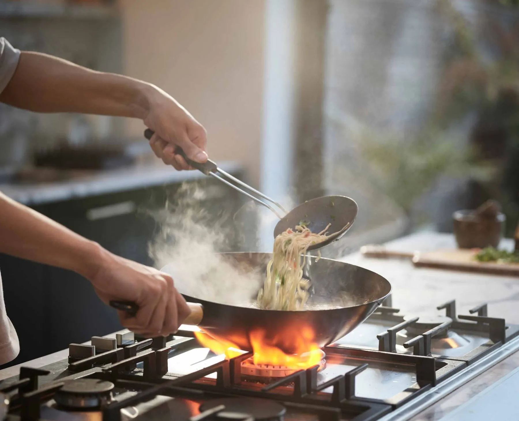 Kitchen Utensils & Gadgets-Joseph Joseph Nest™ Fusion 3-piece Wok Utensil Set Black