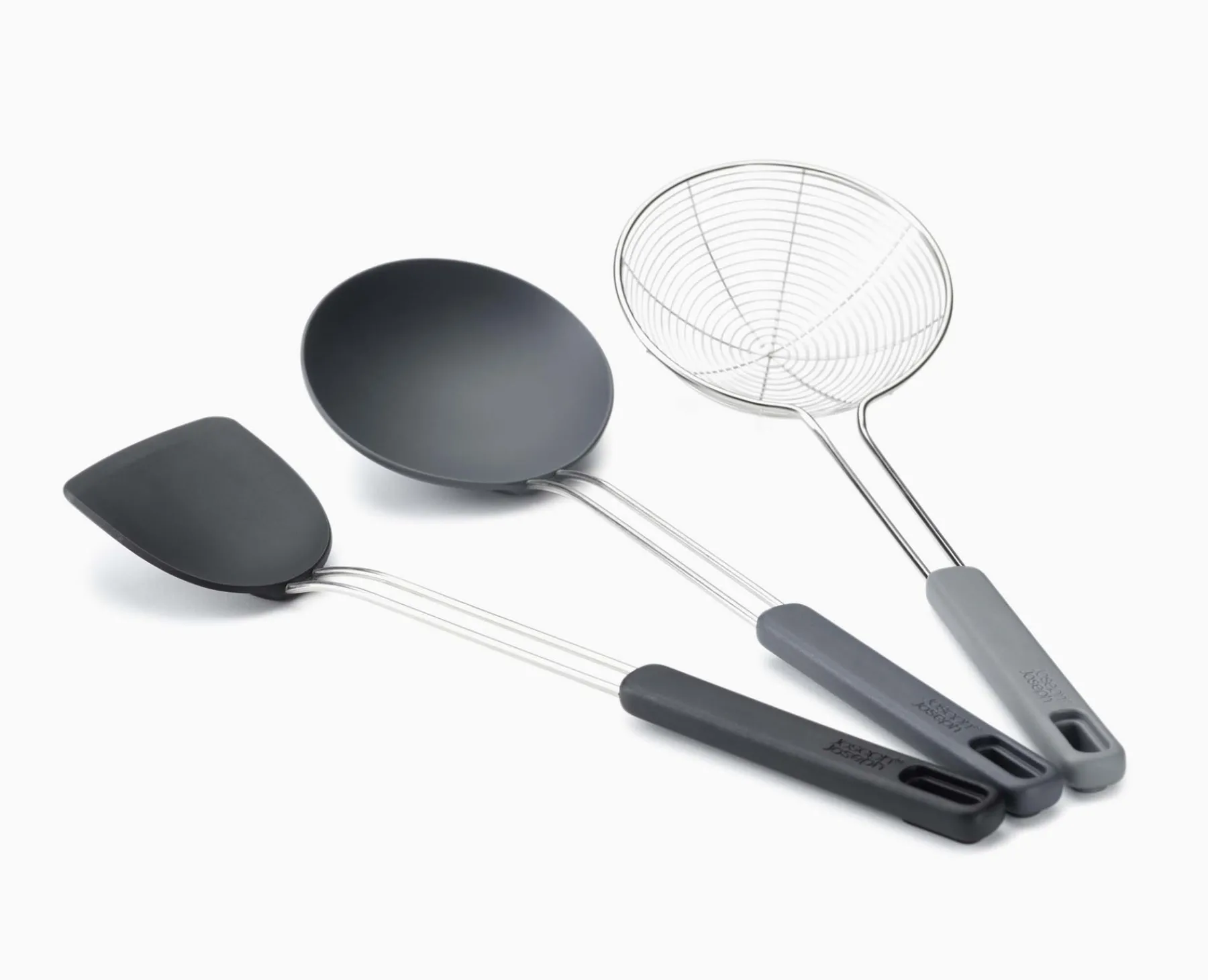 Kitchen Utensils & Gadgets-Joseph Joseph Nest™ Fusion 3-piece Wok Utensil Set Black
