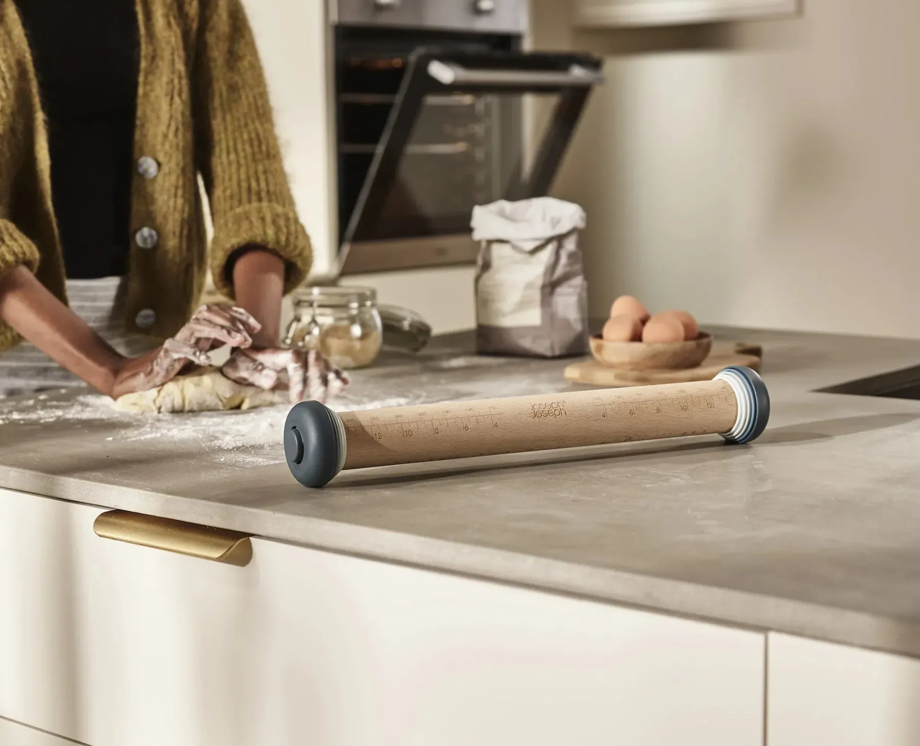 Bowl Sets-Joseph Joseph 3-piece Baking Bundle Set Blue