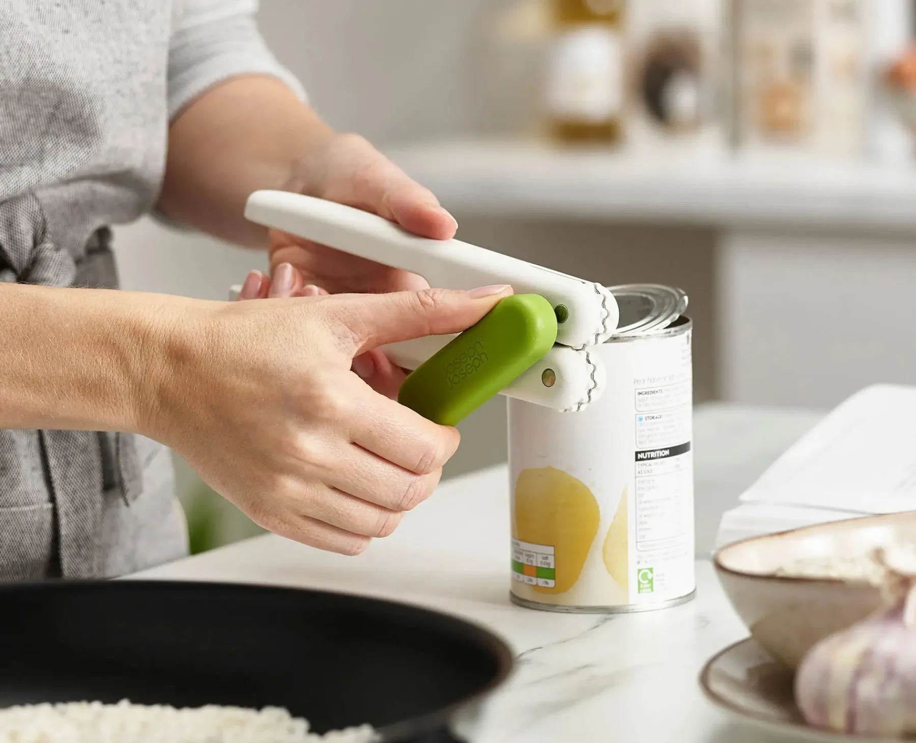 Can Openers-Joseph Joseph Pivot™ 3-in-1 Can Opener White