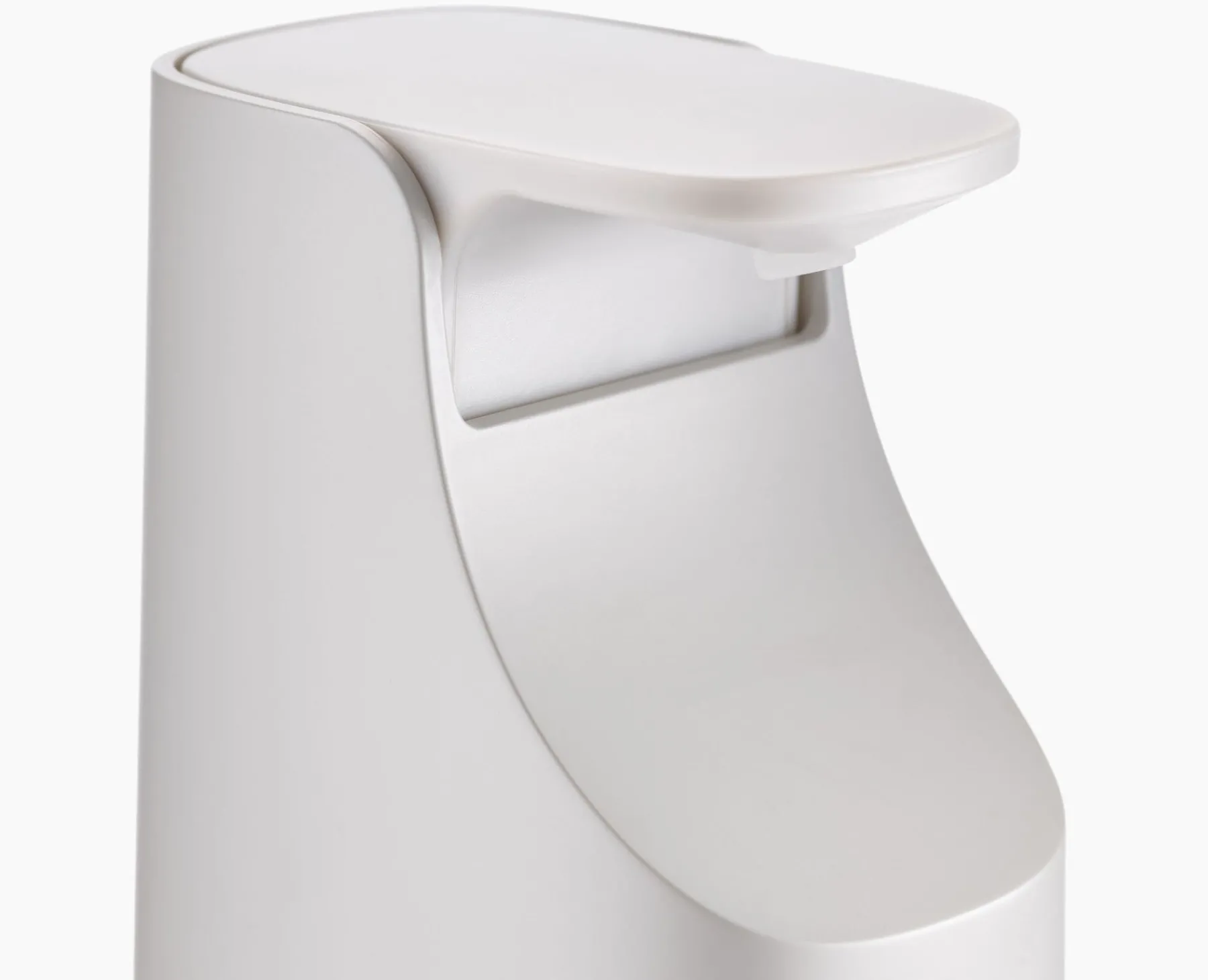 Soap Dishes & Dispensers-Joseph Joseph Slim™ Matt Soap Pump Ecru