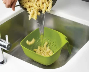 Colanders & Strainers-Joseph Joseph Square Colander Green
